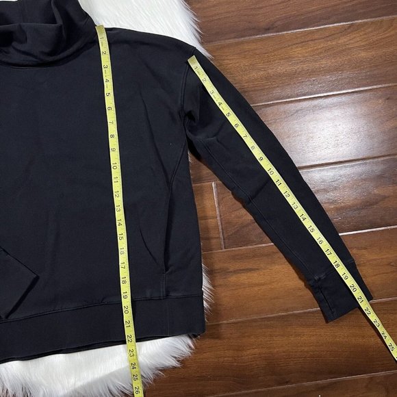 Lululemon Size 6 Black Go Forward Pullover Sweatshirt - Picture 4 of 9